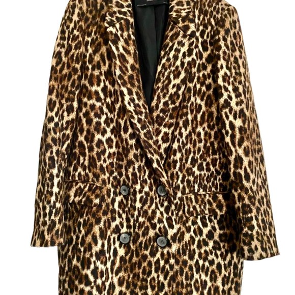 Zara Leopard Print Blazer - Picture 2 of 13